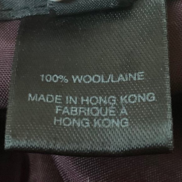 Marc Jacobs Wool Knit Utility Jacket Burgundy Pointed Collar Pockets XS Button U - Picture 9 of 11